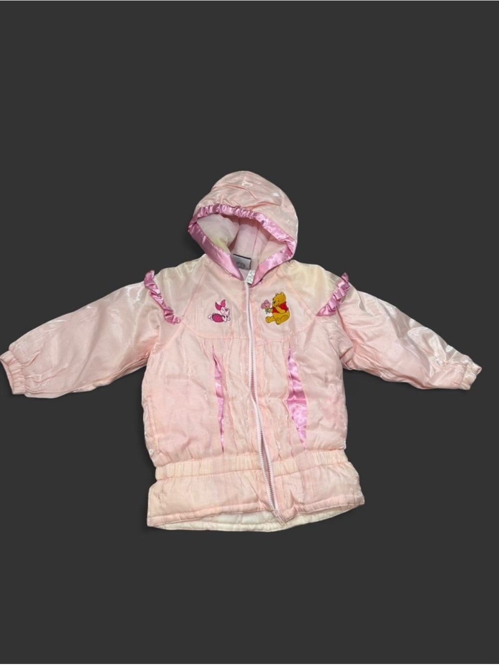 Vintage Winnie the Pooh and Piglet puffer jacket size 5 NWT